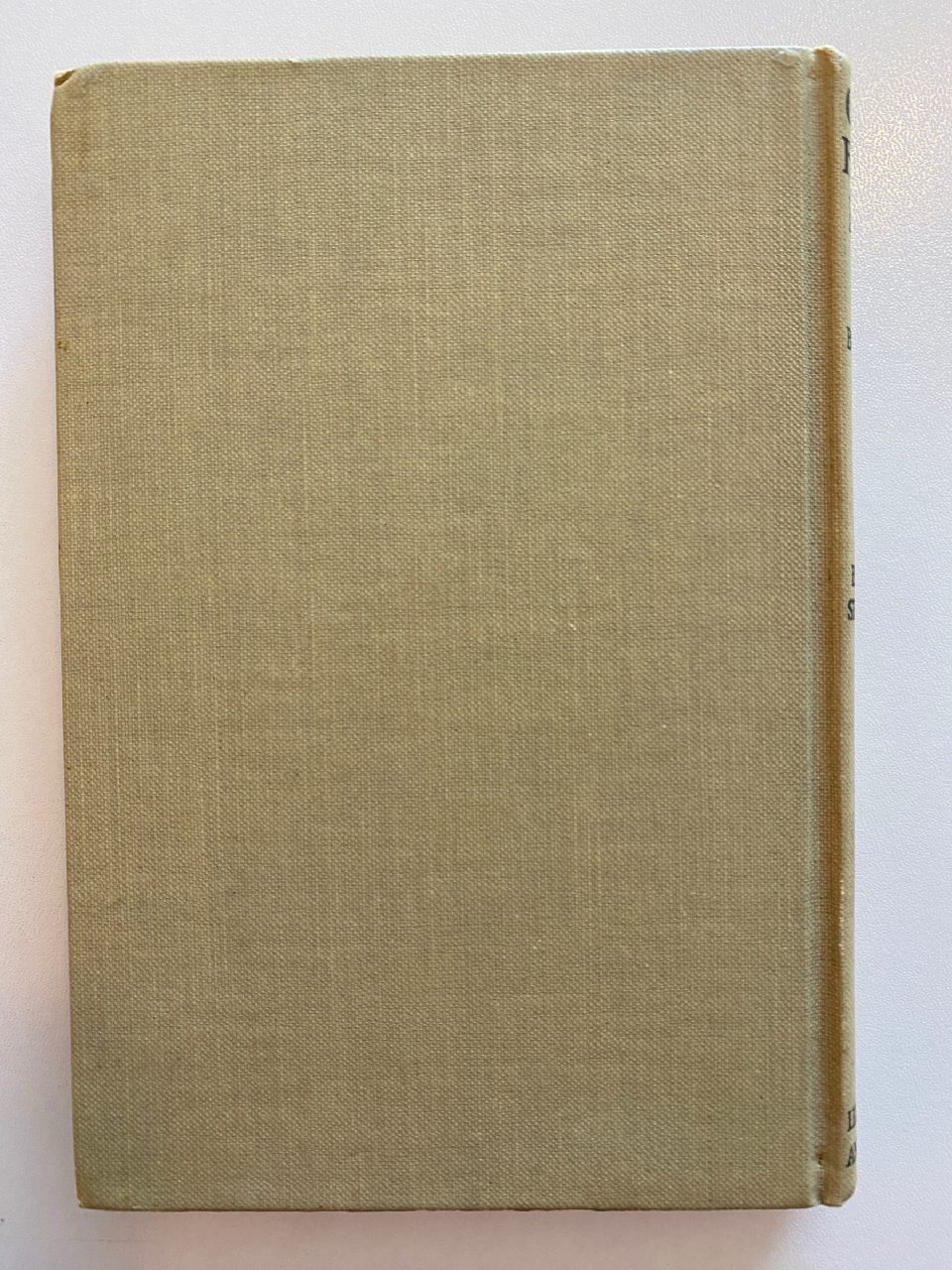 Back cover of Drew's copy of The Adventures of Grandfather Frog