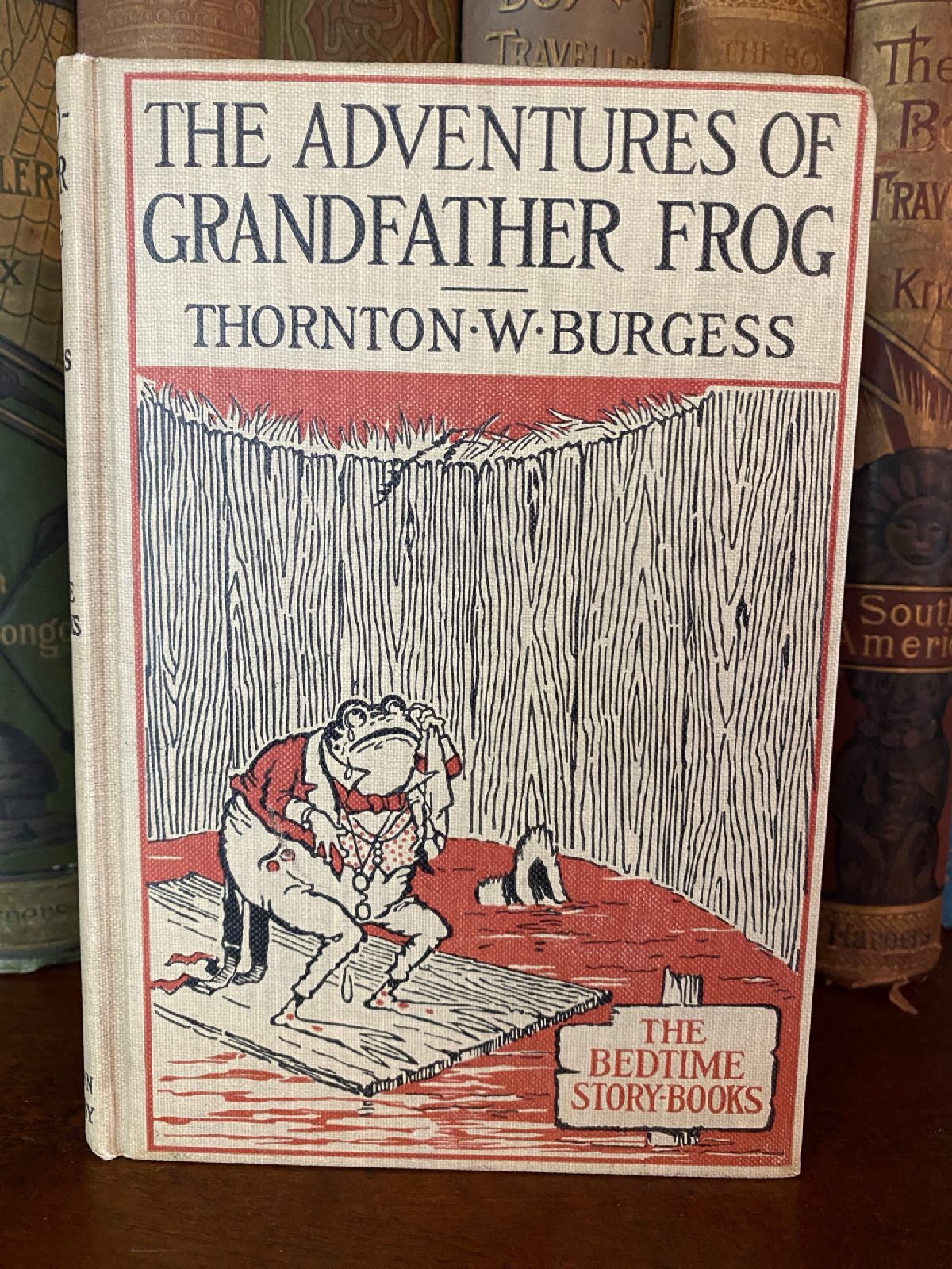 Cover of Drew's copy of The Adventures of Grandfather Frog