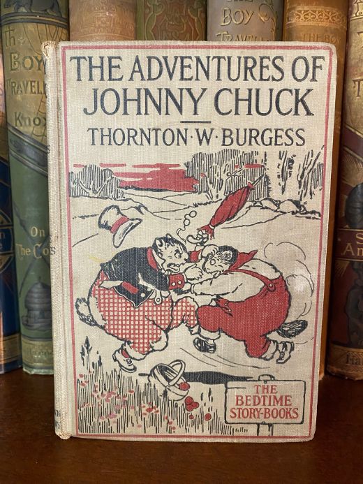 Cover of Drew's copy of The Adventures of Johnny Chuck