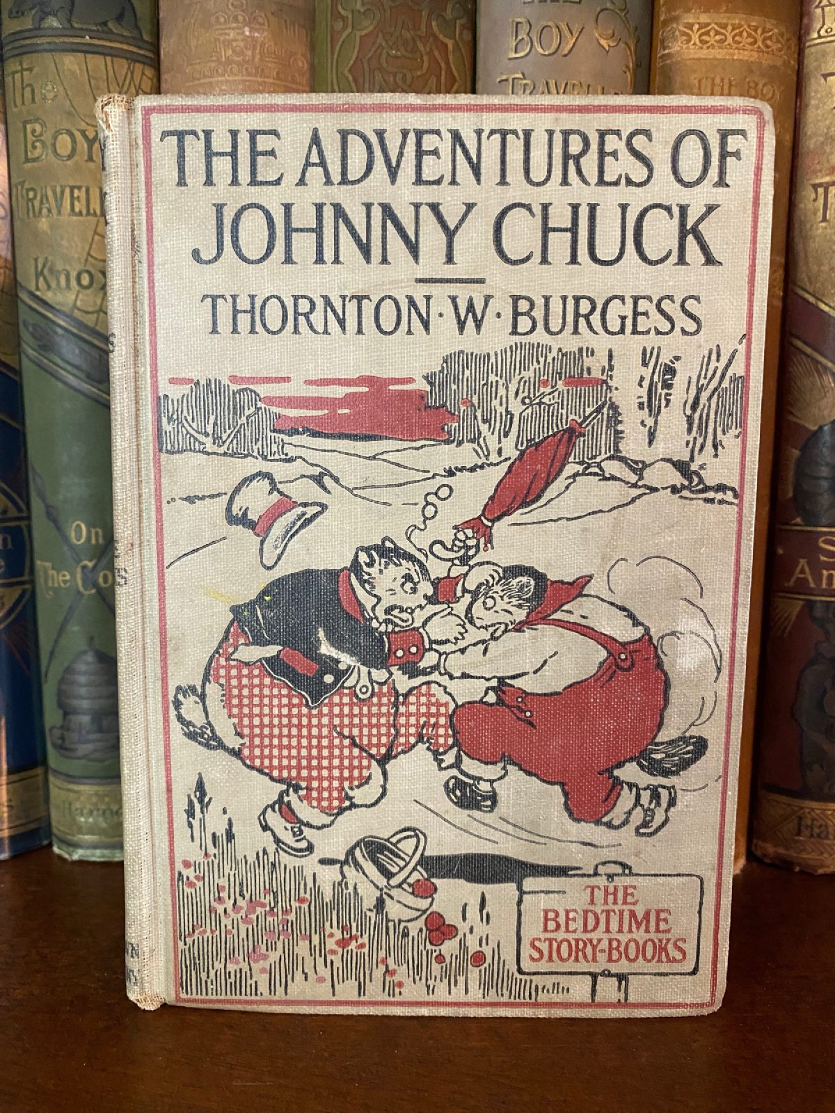 Cover of Drew's copy of The Adventures of Johnny Chuck