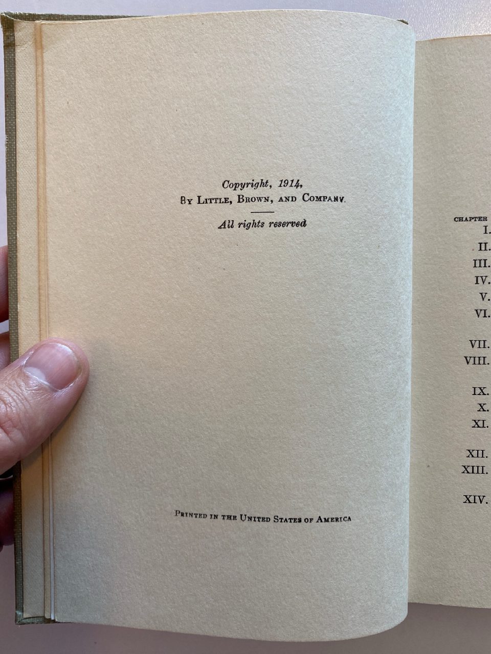 Interior or edition detail of Drew's copy of The Adventures of Mr. Mocker