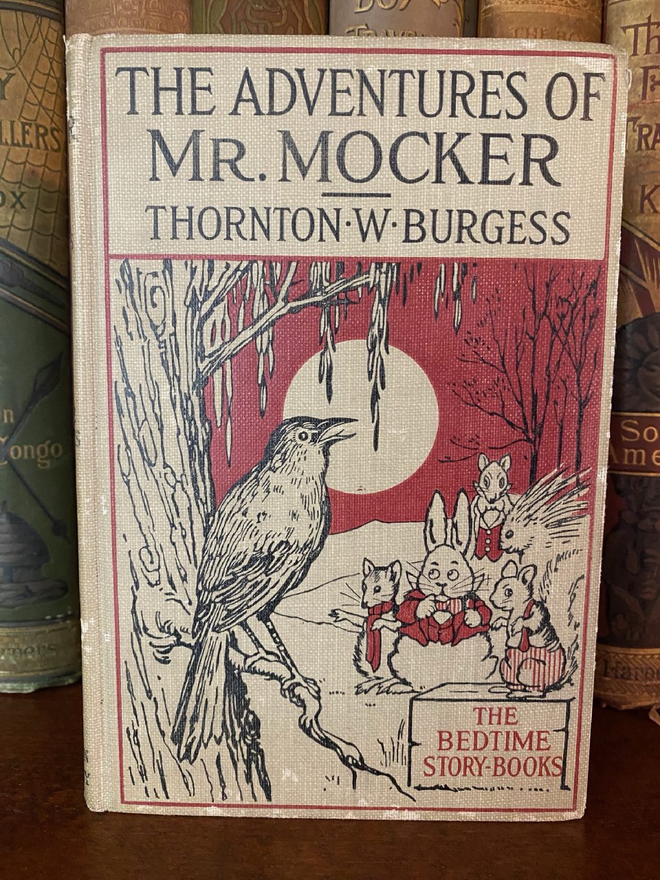 Front cover of Drew's copy of The Adventures of Mr. Mocker