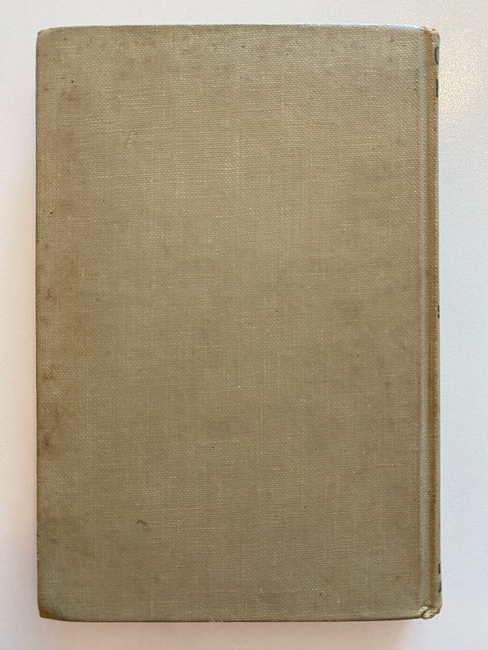 Back cover of Drew's copy of The Adventures of Ol’ Mistah Buzzard