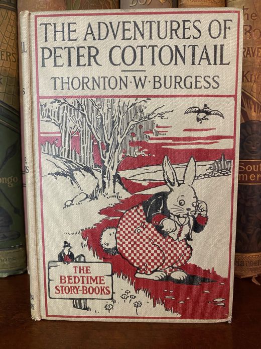 Cover of Drew's copy of The Adventures of Peter Cottontail