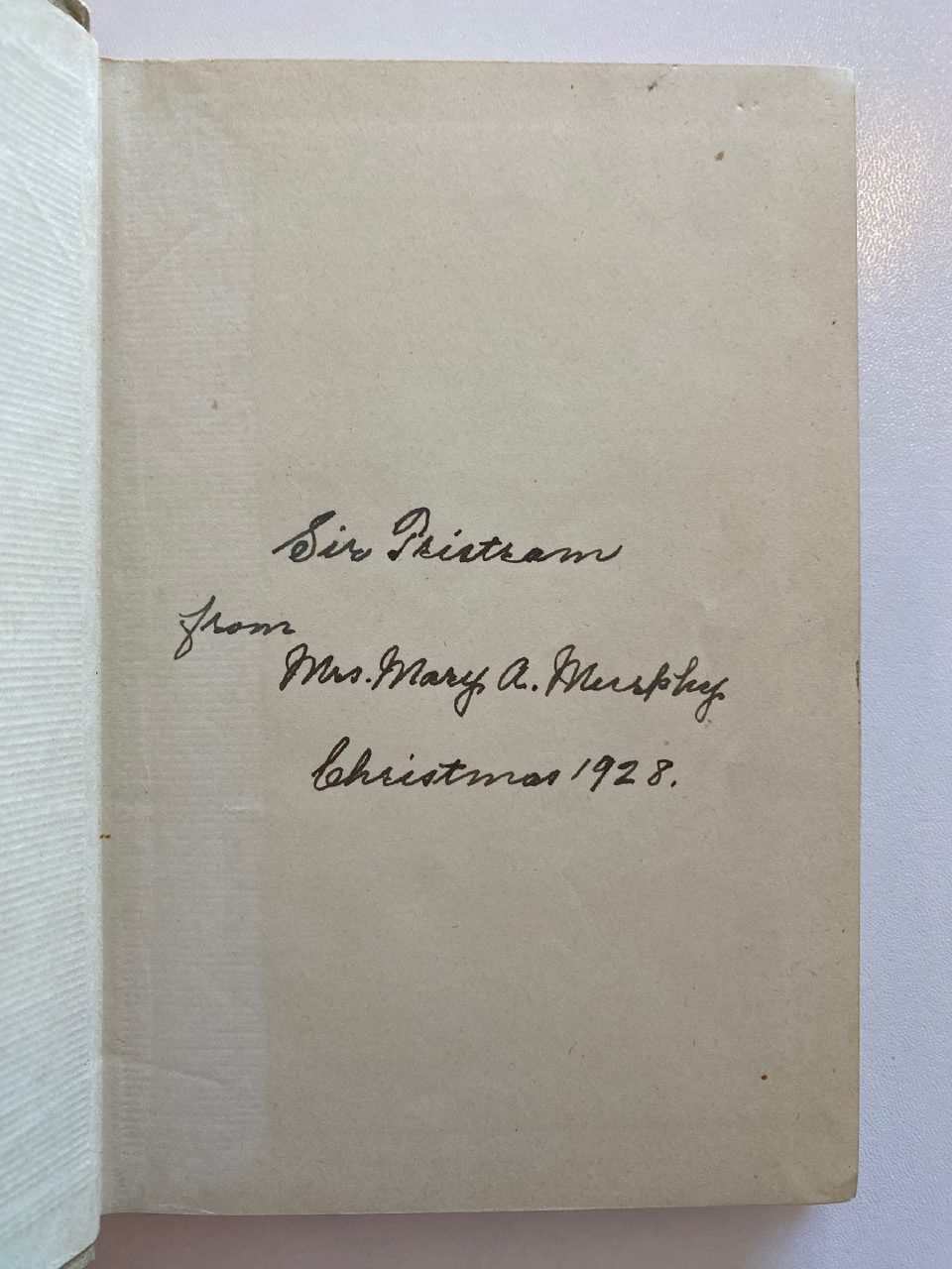 Interior or edition detail of Drew's copy of The Adventures of Reddy Fox