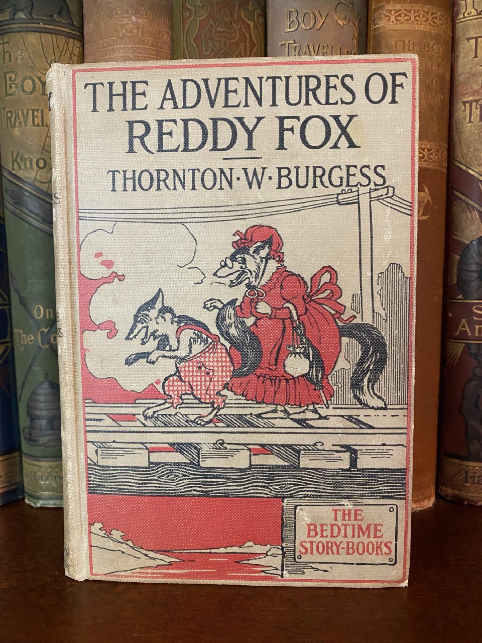 Front cover of Drew's copy of The Adventures of Reddy Fox