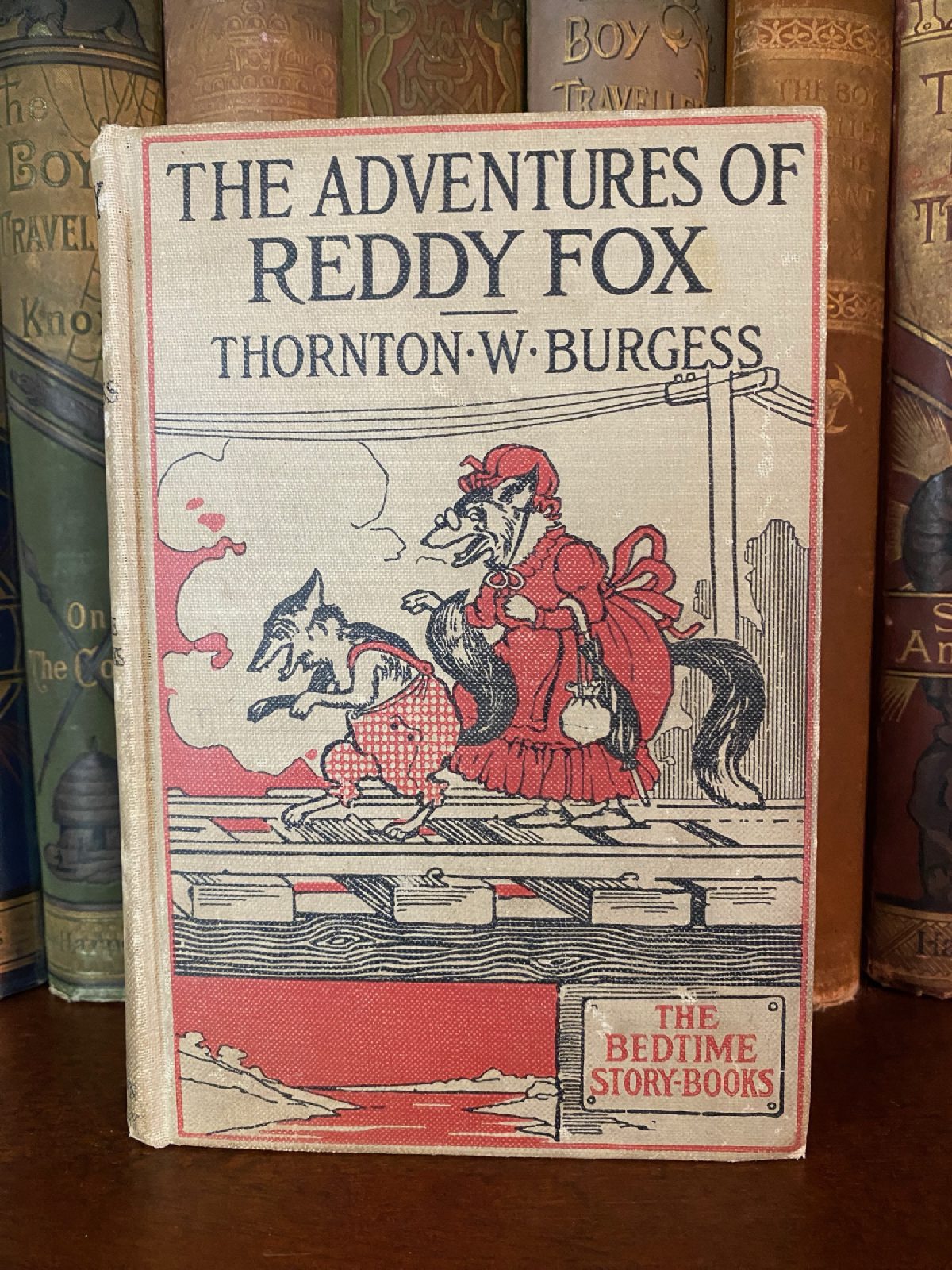 Cover of Drew's copy of The Adventures of Reddy Fox