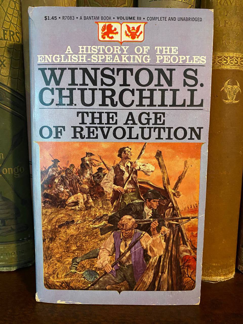 Cover of Drew's copy of The Age of Revolution
