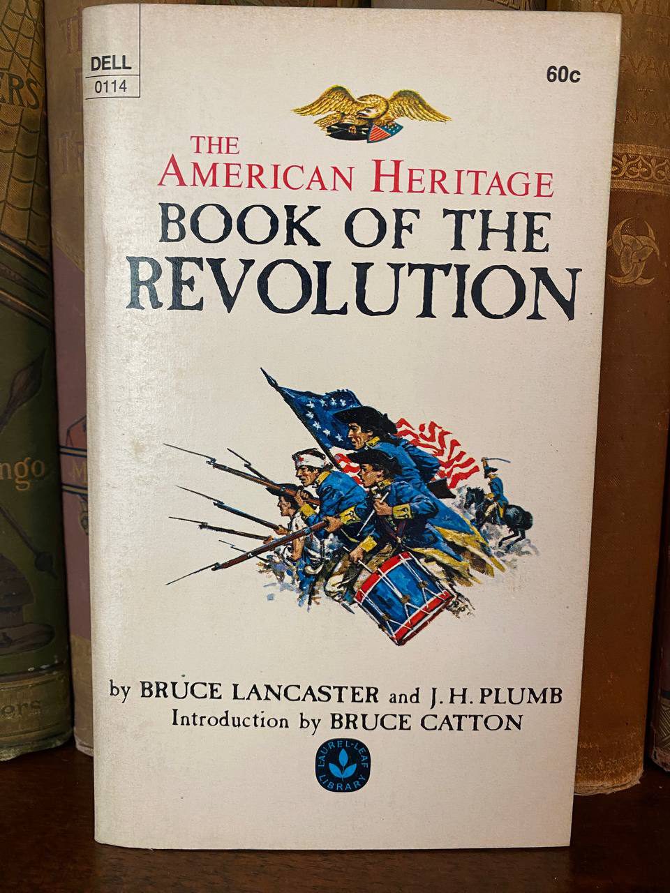 Cover of Drew's copy of The American Heritage Book of the Revolution