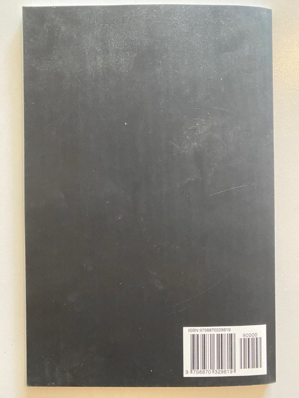 Back cover of Drew's copy of The Apostle Andrew