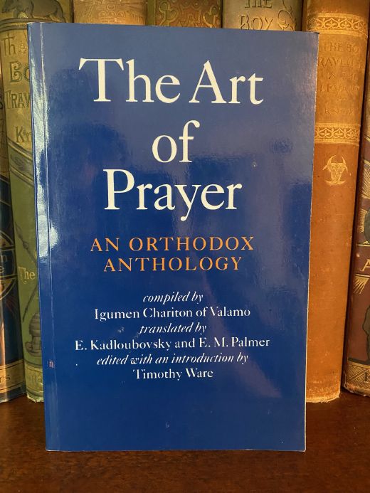 Cover of Drew's copy of The Art of Prayer