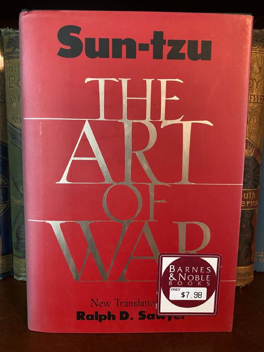 Cover of Drew's copy of The Art of War