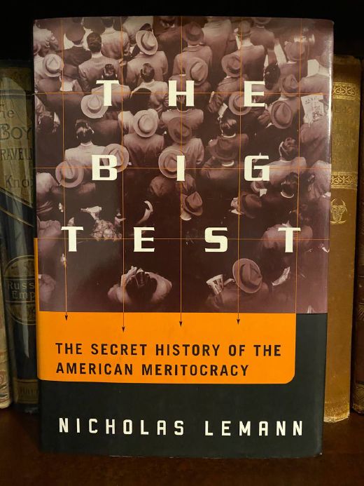 Cover of Drew's copy of The Big Test