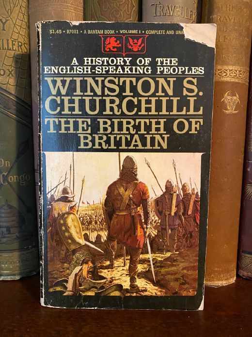 Cover of Drew's copy of The Birth of Britain