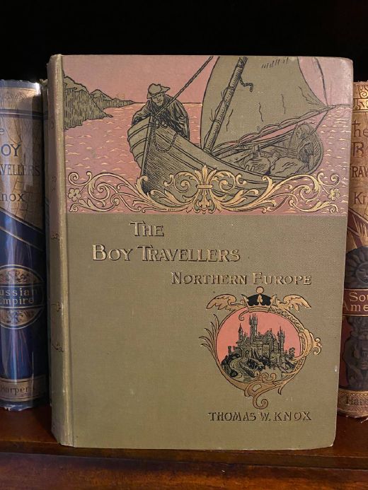 Cover of Drew's copy of The Boy Travellers in Northern Europe
