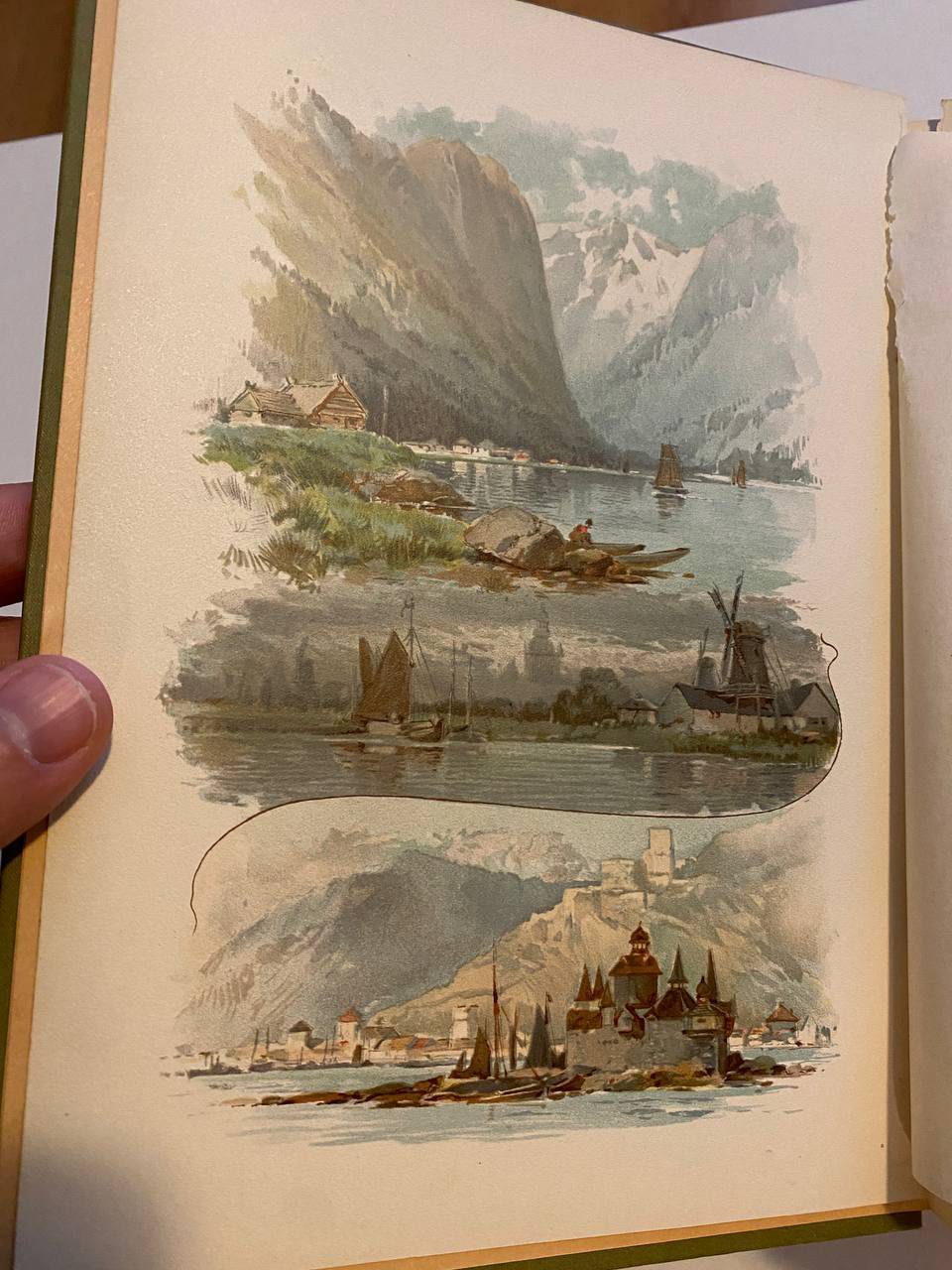 Illustration of Drew's copy of The Boy Travellers in Northern Europe
