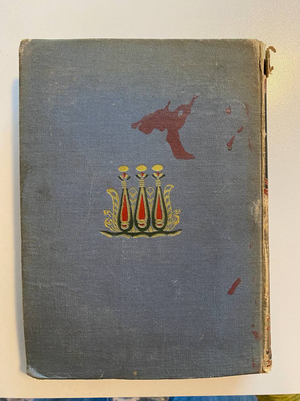 Back cover of Drew's copy of The Boy Travellers in the Far East, Part Fourth: Egypt and the Holy Land