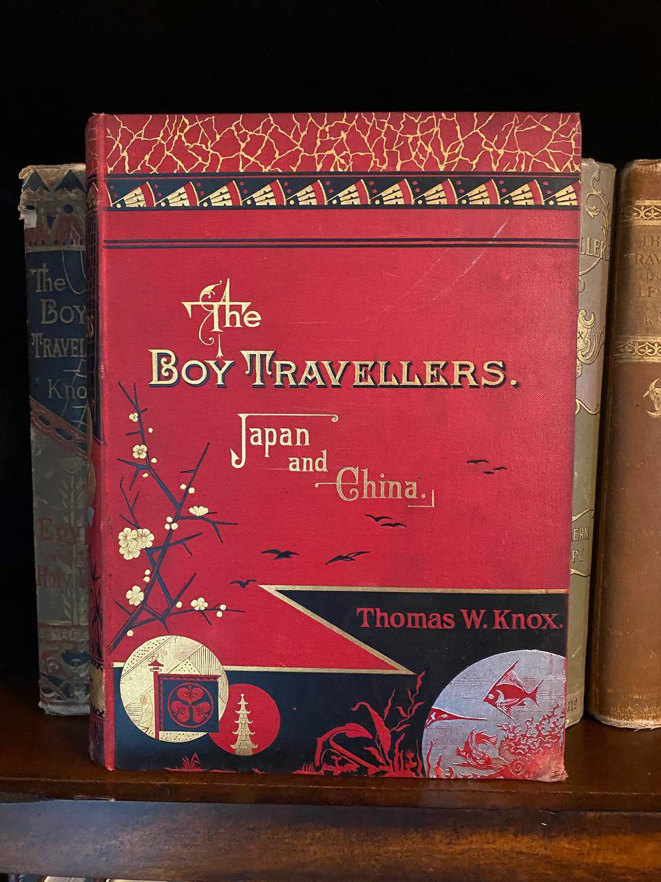 Cover of Drew's copy of The Boy Travellers in the Far East, Part First: Japan and China