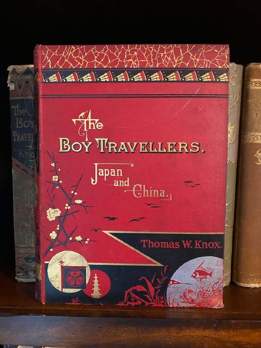 Cover of Drew's copy of The Boy Travellers in the Far East, Part First: Japan and China