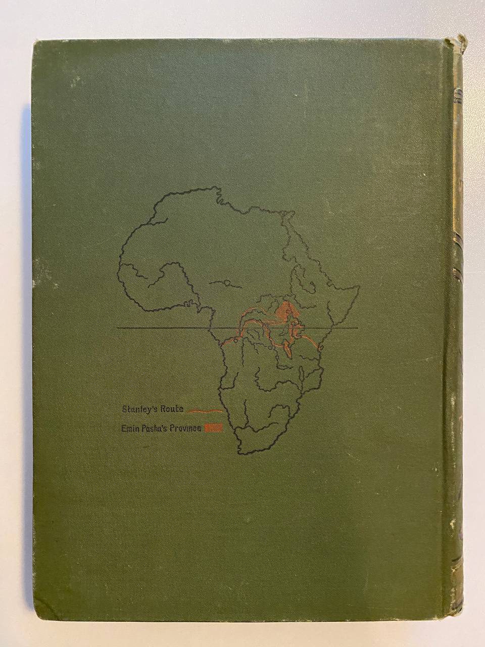 Back cover of Drew's copy of The Boy Travellers on the Congo