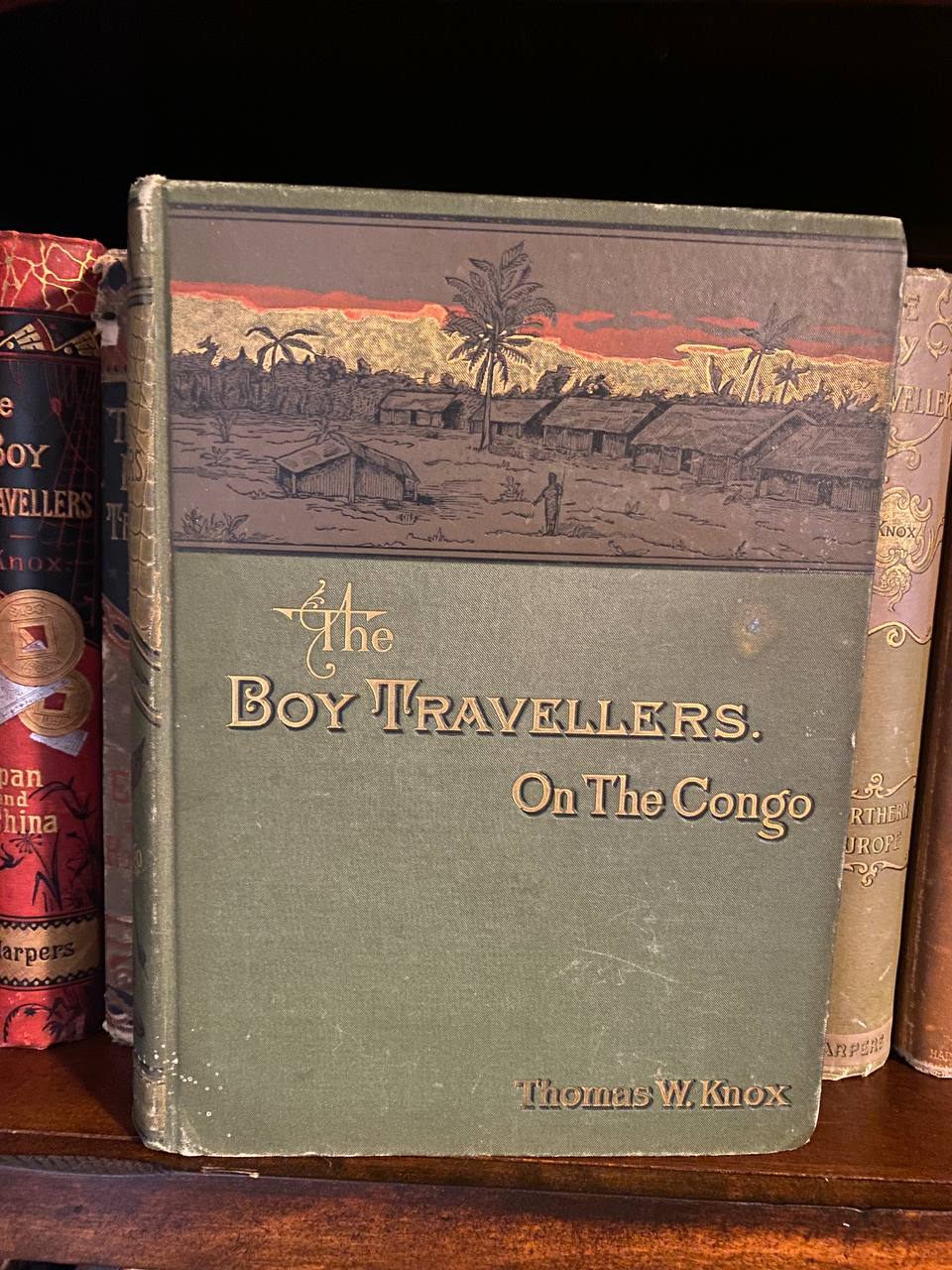 Drew's copy of The Boy Travellers on the Congo