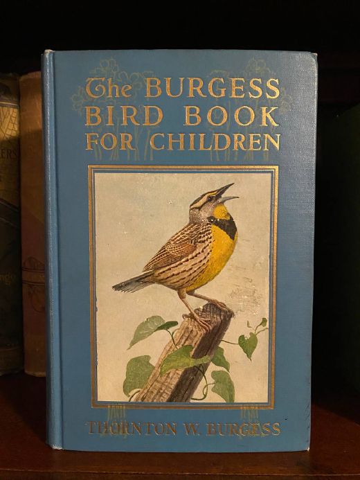 Cover of Drew's copy of The Burgess Bird Book for Children