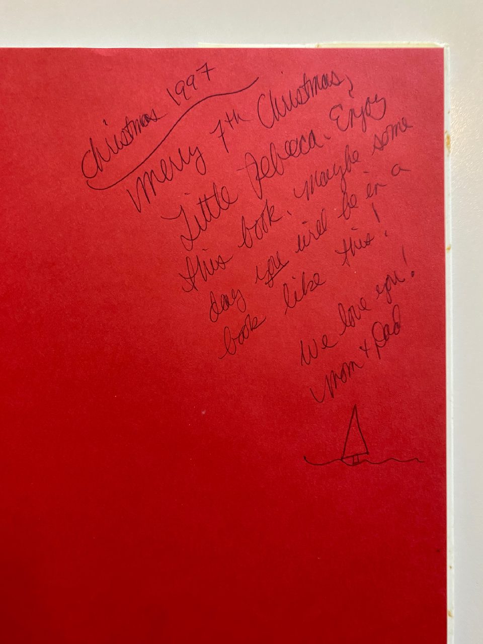 Interior or edition detail of Drew's copy of The Children’s Book of Heroes