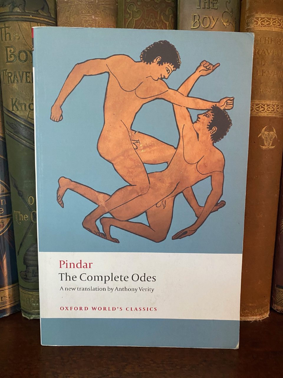 Front cover of Drew's copy of The Complete Odes