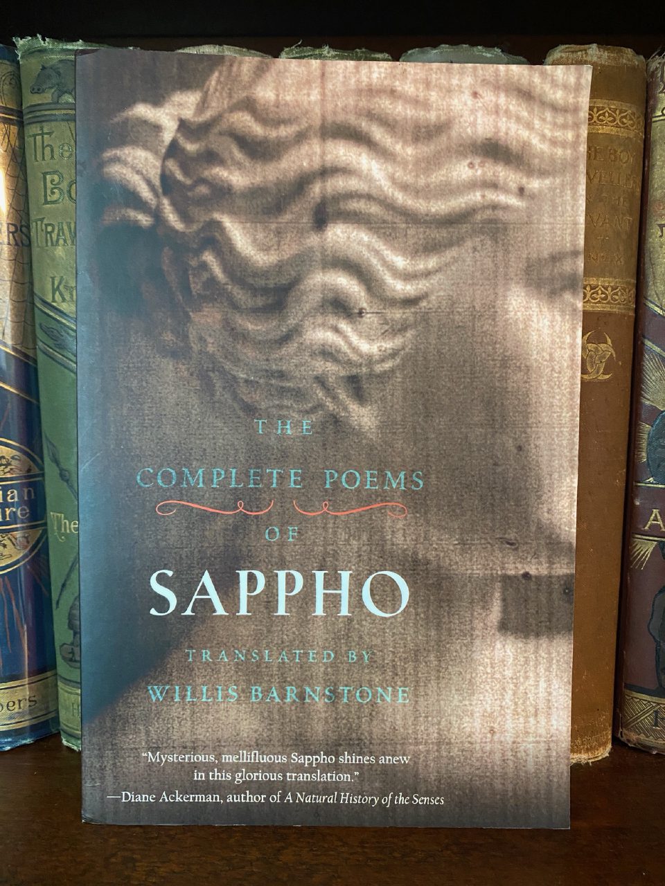 Front cover of Drew's copy of The Complete Poems of Sappho