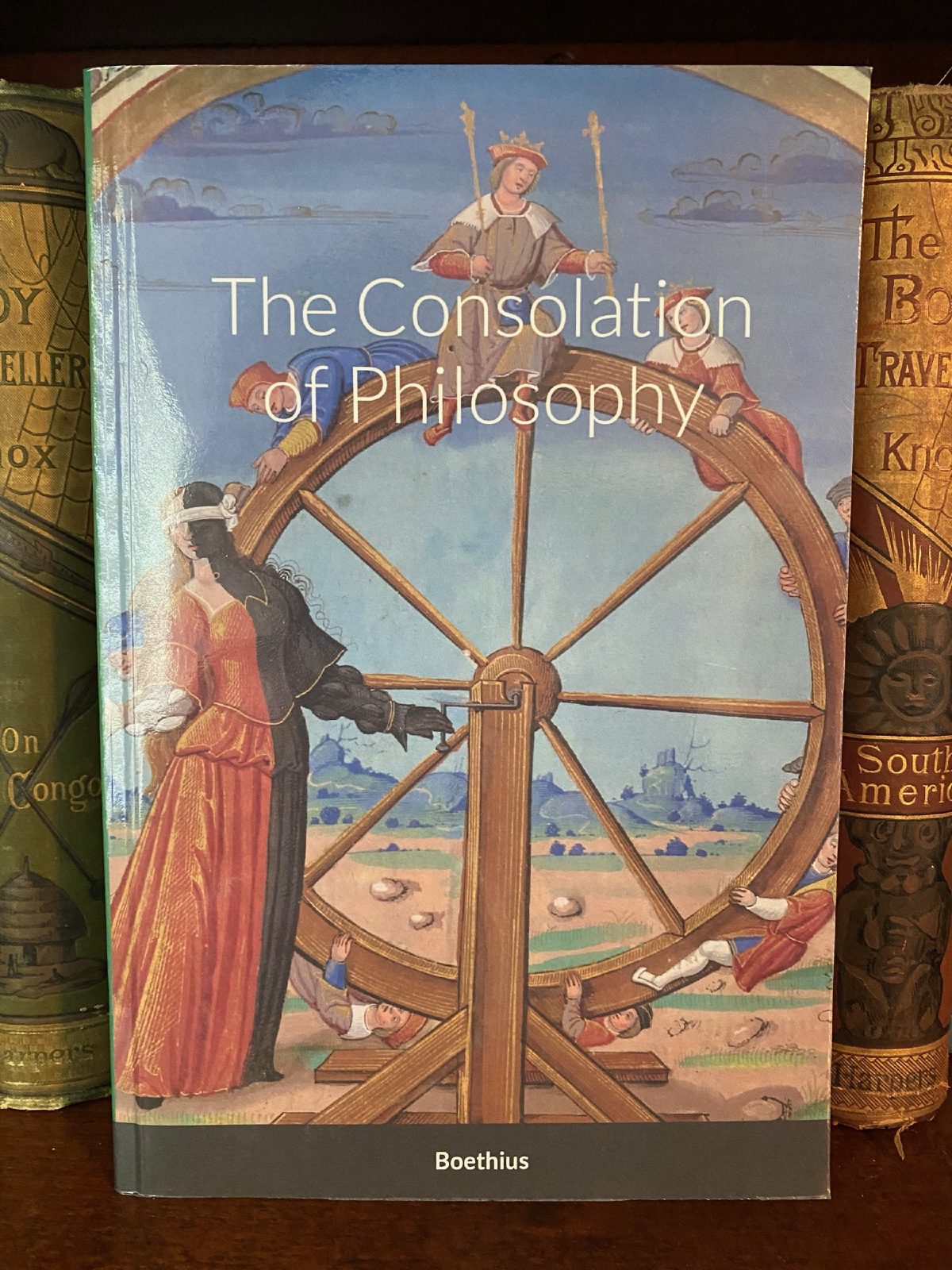 Cover of Drew's copy of The Consolation of Philosophy
