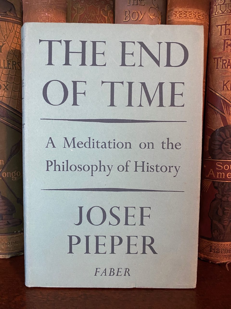 Front cover of Drew's copy of The End of Time