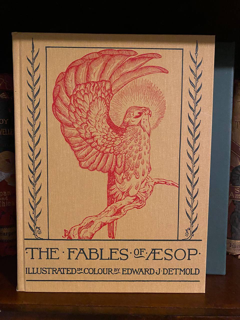 Cover of Drew's copy of The Fables of Æsop