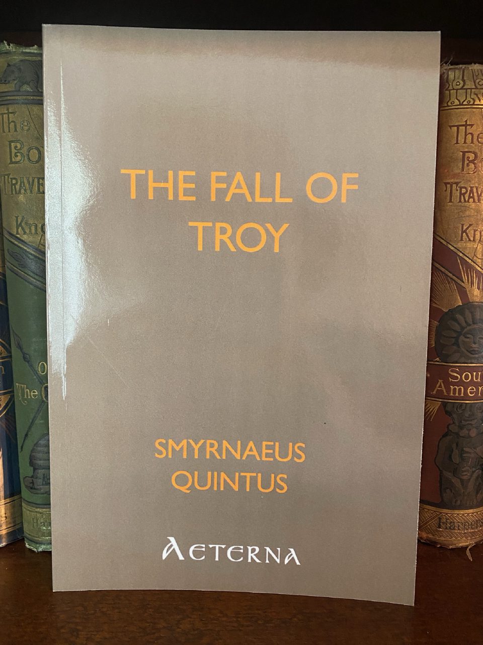 Front cover of Drew's copy of The Fall of Troy