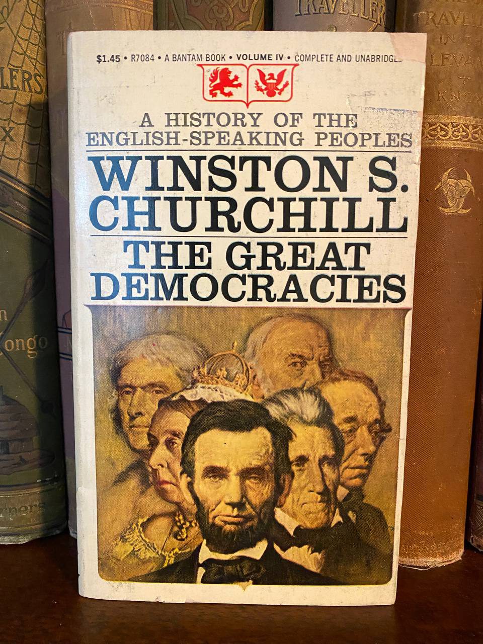 Cover of Drew's copy of The Great Democracies