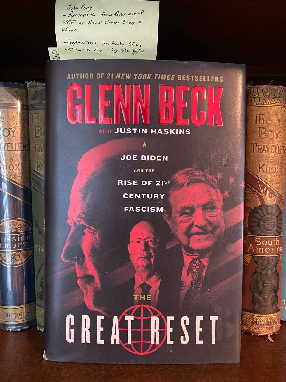 Cover of Drew's copy of The Great Reset