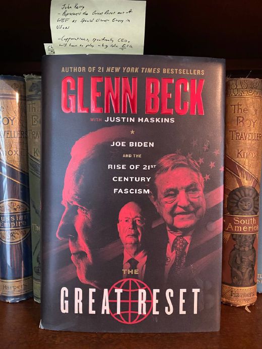 Cover of Drew's copy of The Great Reset