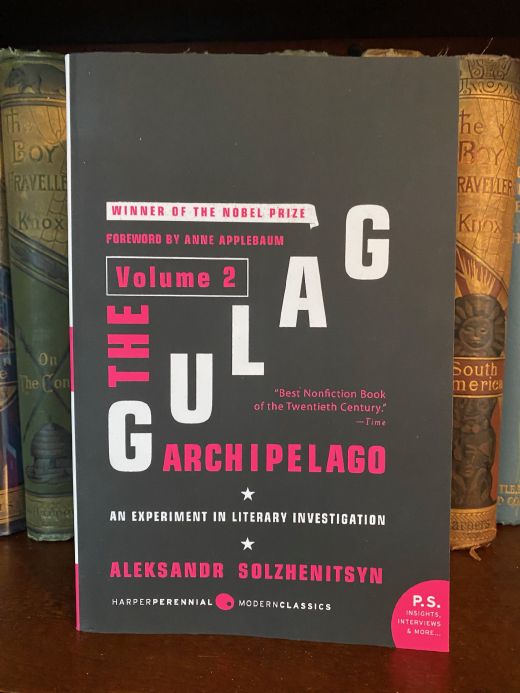 Cover of Drew's copy of The Gulag Archipelago, Volume 2