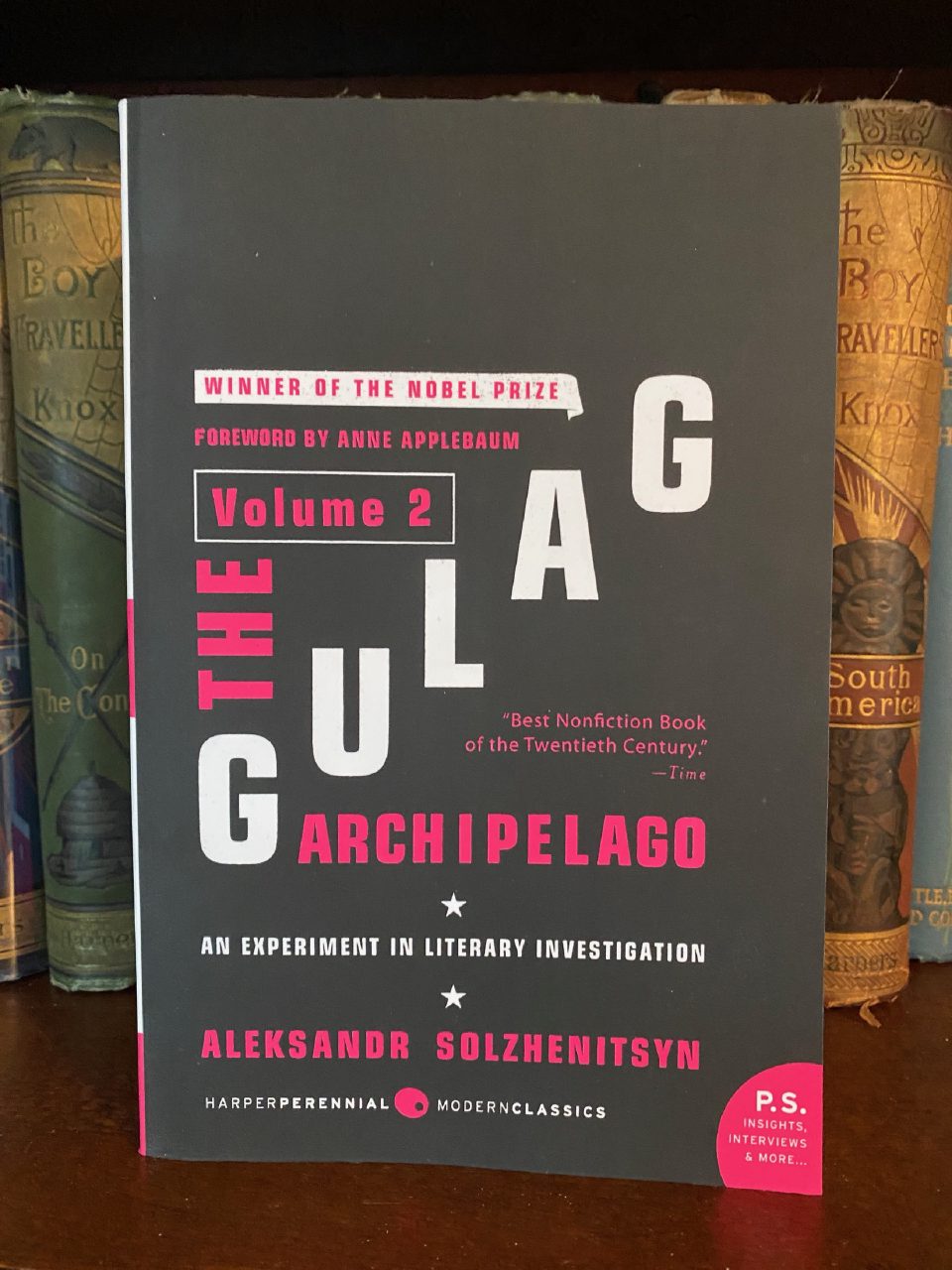 Front cover of Drew's copy of The Gulag Archipelago, Volume 2