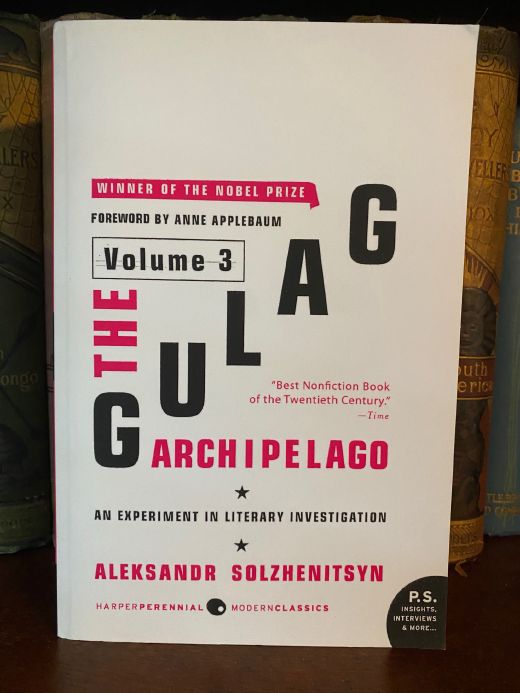 Cover of Drew's copy of The Gulag Archipelago, Volume 3
