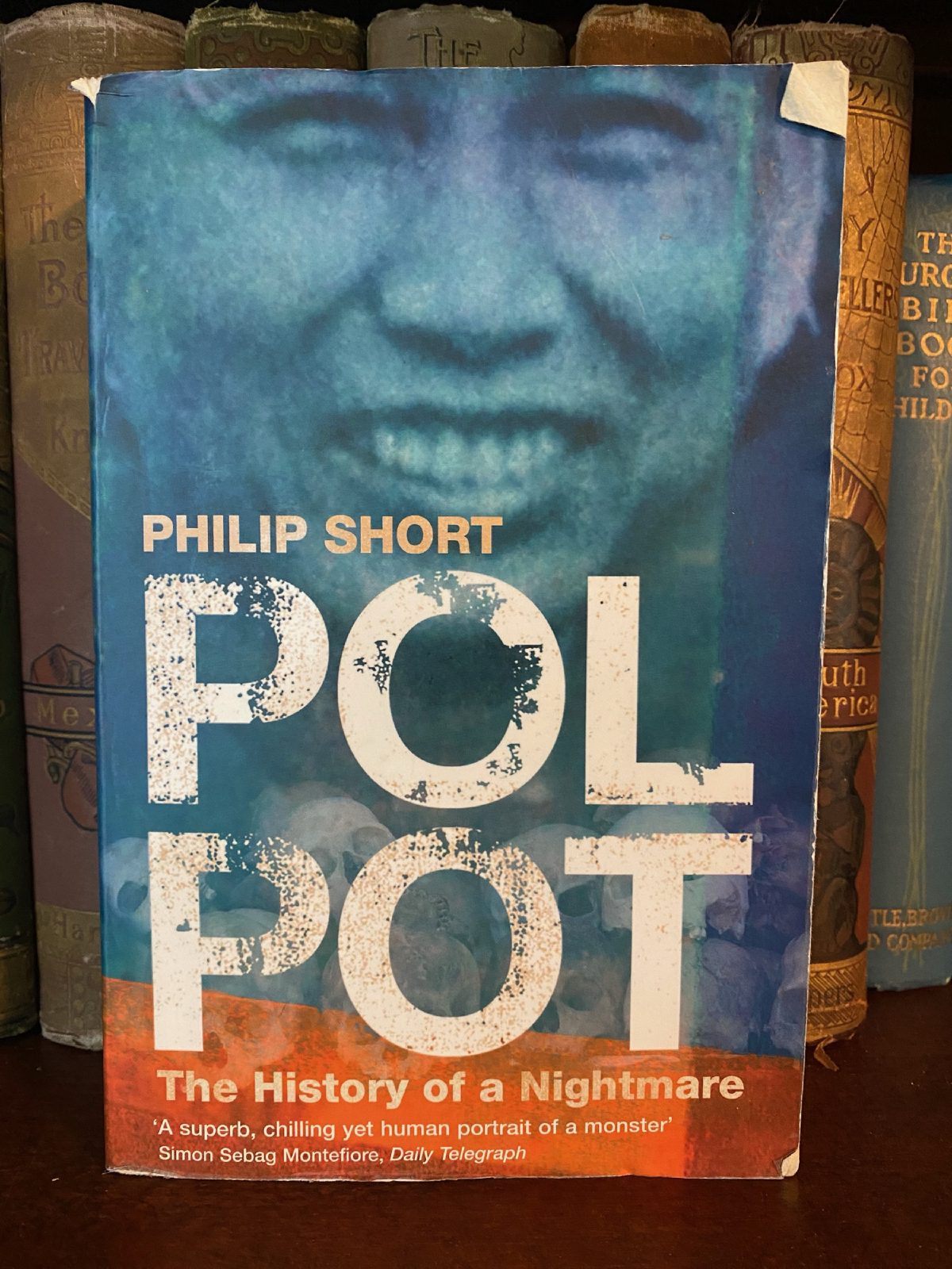 Cover of Drew's copy of The History of a Nightmare: Pol Pot and the Khmer Rouge