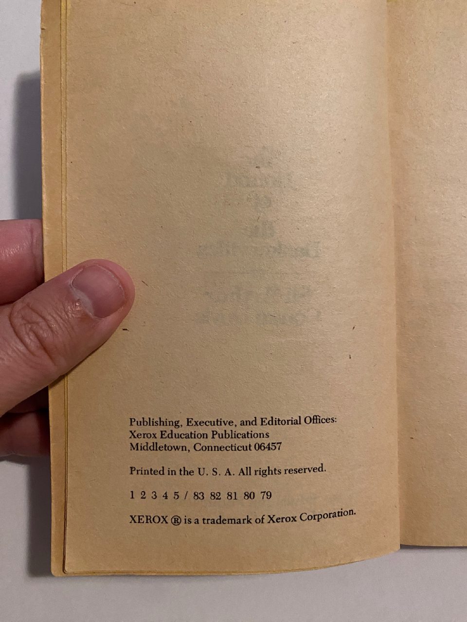 Physical detail of Drew's copy of The Hound of the Baskervilles
