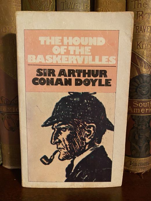 Cover of Drew's copy of The Hound of the Baskervilles