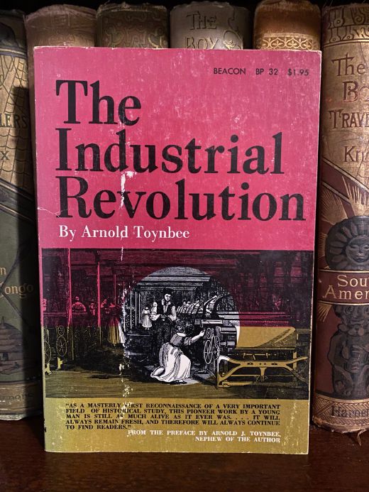 Cover of Drew's copy of The Industrial Revolution
