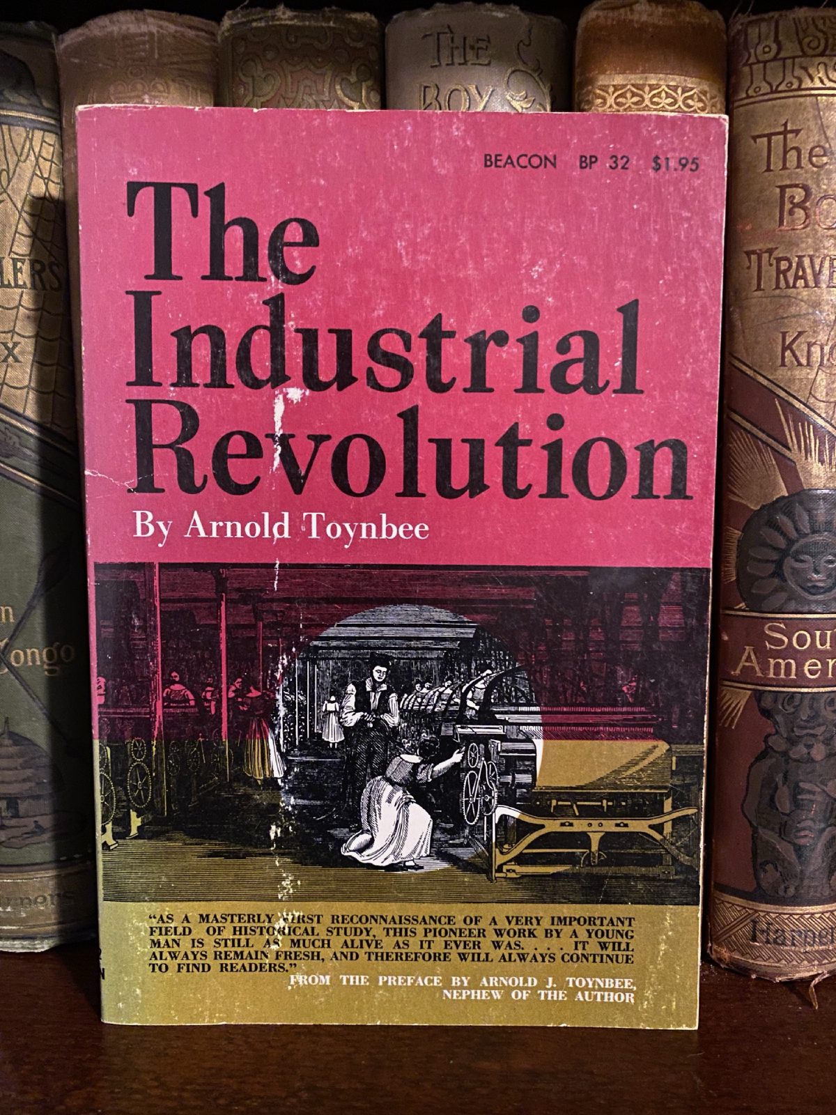 Cover of Drew's copy of The Industrial Revolution