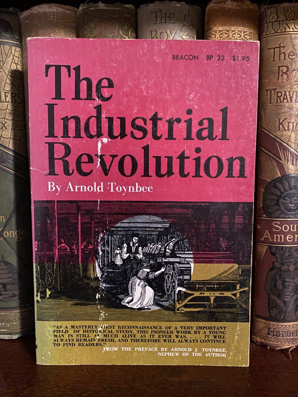 Front cover of Drew's copy of The Industrial Revolution
