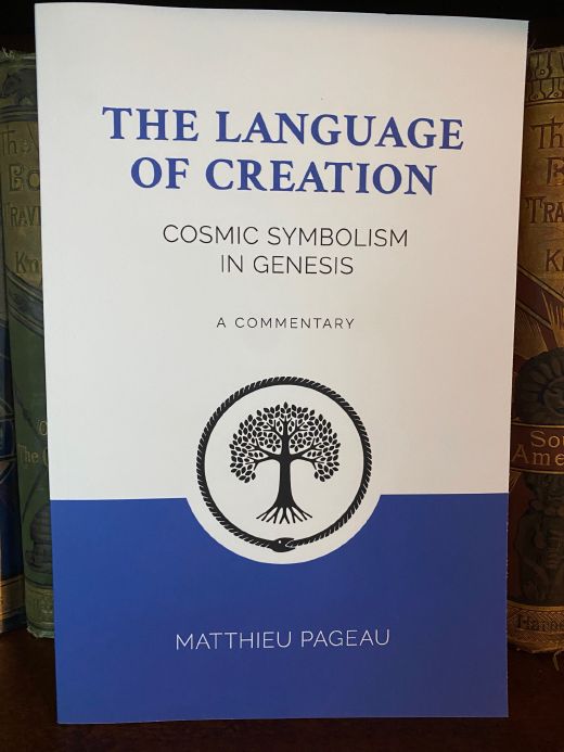 Cover of Drew's copy of The Language of Creation