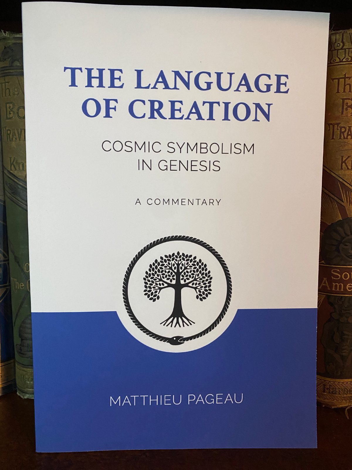 Cover of Drew's copy of The Language of Creation