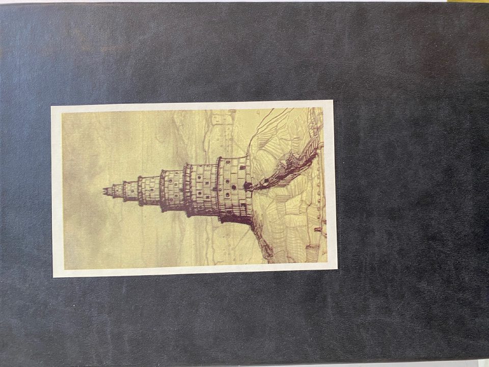 Back cover of Drew's copy of The Lord of the Rings: 50th Anniversary Edition