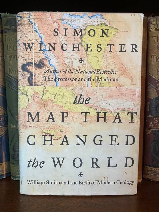 Cover of Drew's copy of The Map That Changed the World