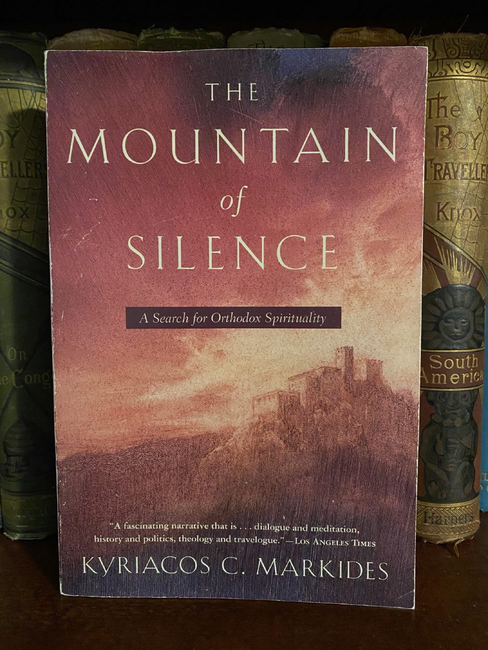 Front cover of Drew's copy of The Mountain of Silence